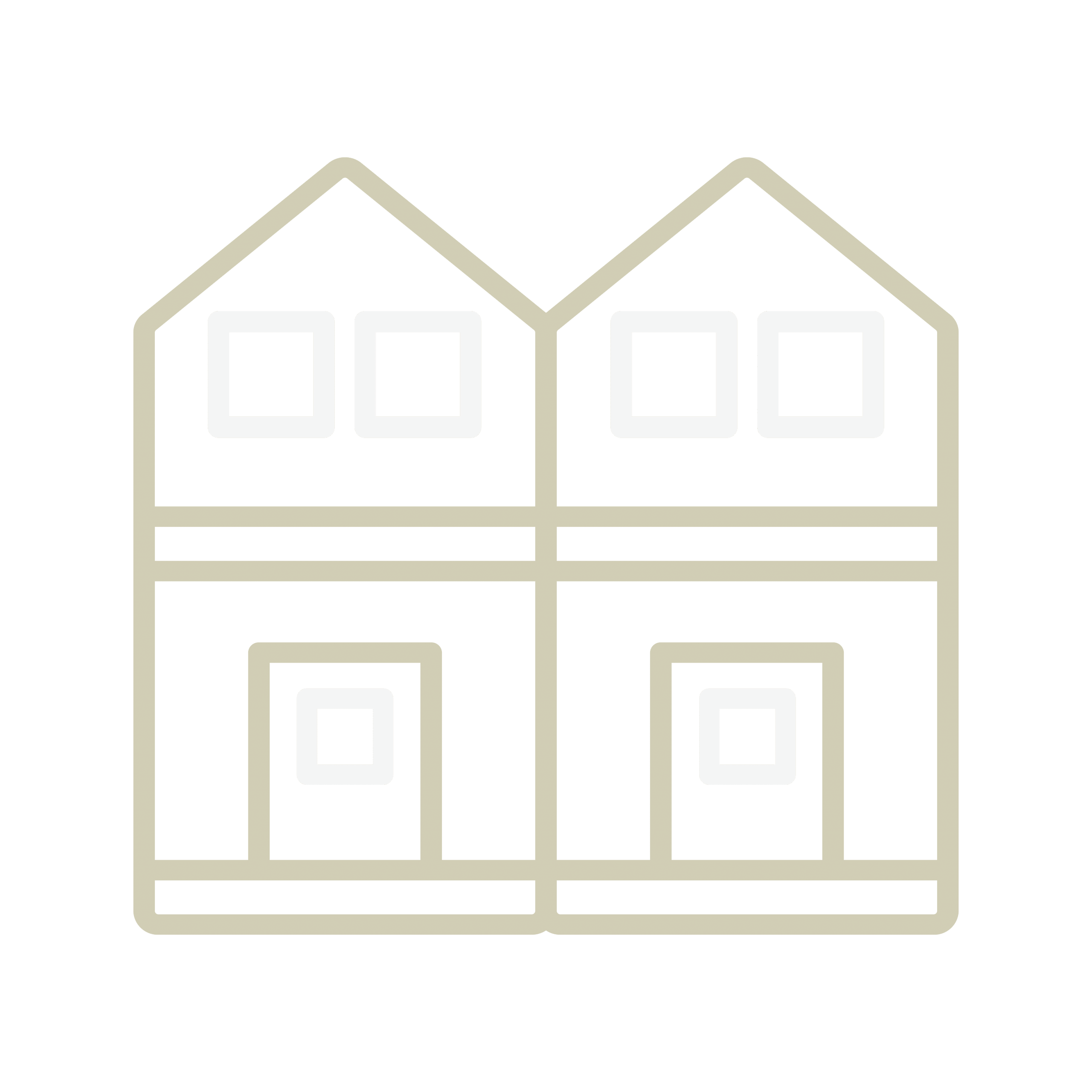 Zwei nebeneinander stehende Häuser