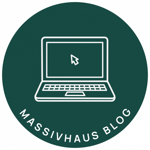 Laptop mit Blog-Logo