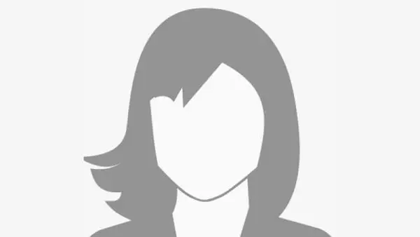 Graue Silhouette einer Frau