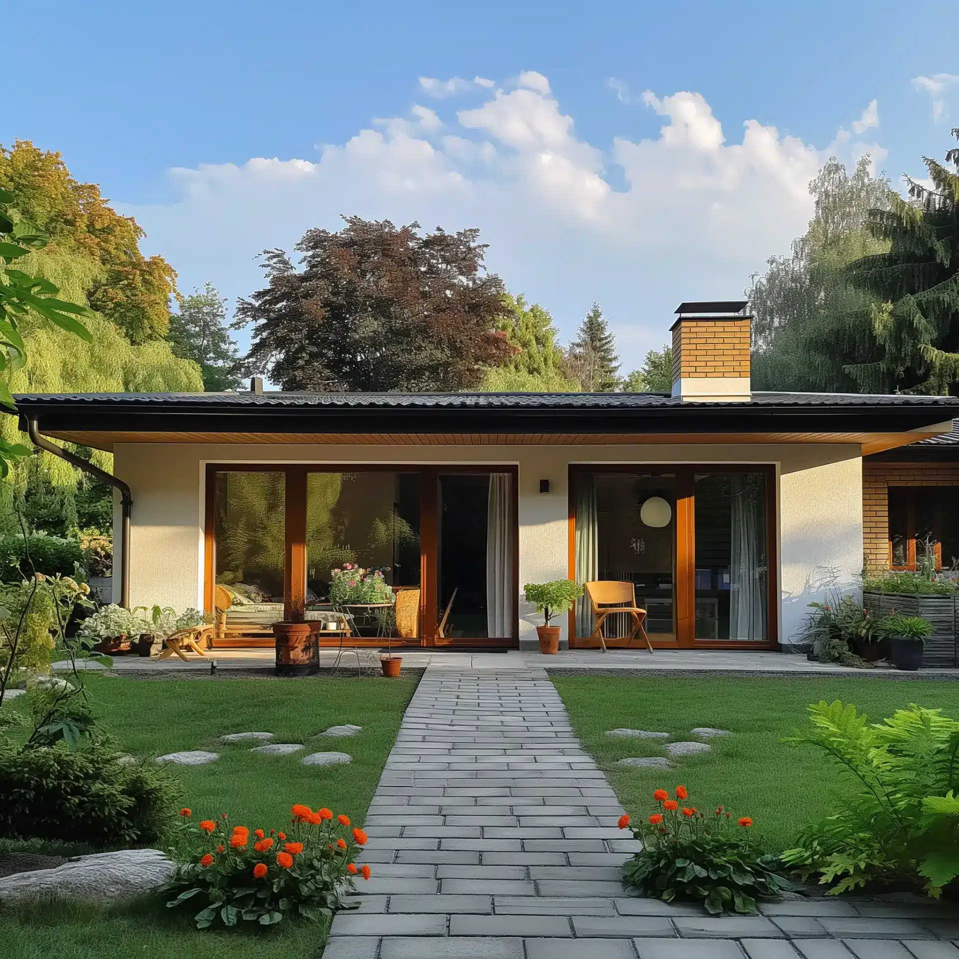 Barrierefrei bauen mit einem modernen Bungalow